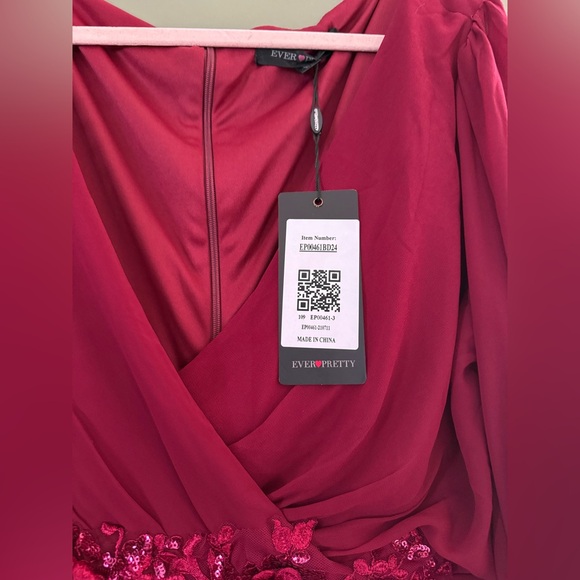 Everpretty Maxi Dress Red - Picture 2 of 2